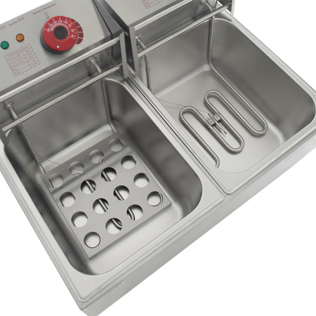 Фритюрница (6л+6л) DF-82 Foodatlas Eco